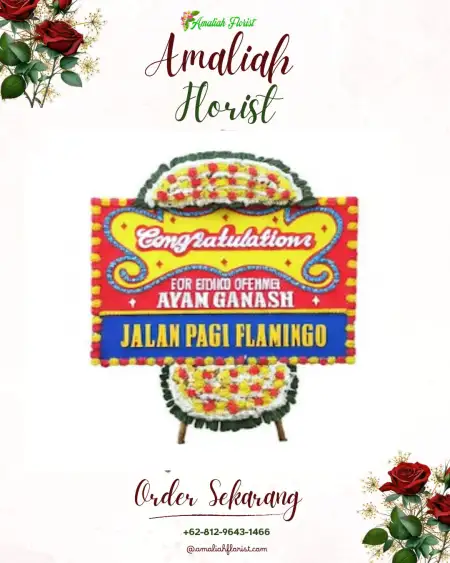 Sewa Papan Bunga Klaseman